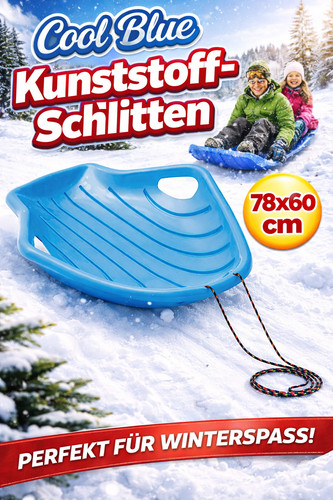 Schlitten 78x60cm mit zugseil - schlitten,