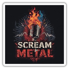 Metal Musik Vinyl Aufkleber