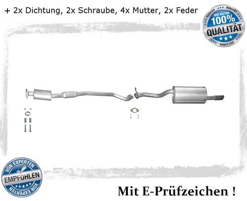 Auspuffanlage für subaru - auspuffanlage,
