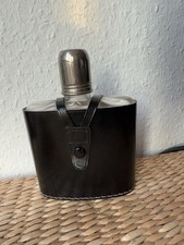 Flachmann Glasflasche 70.er