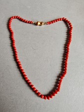 Alte Korallen Collier Kette