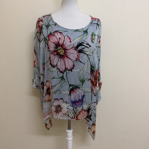 Bunte seidenbluse - bunte,