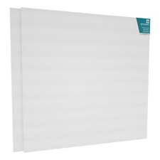 VBS Keilrahmen 100x100cm 18mm Leistenhöhe 2 Stück doppelt grundiert