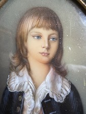Antikes Pastell Gemälde
