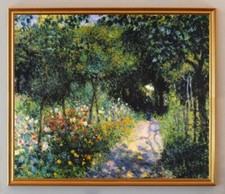 Eine Frau im Garten