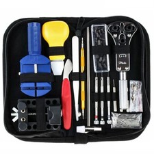 Uhrenwerkzeug, Uhrmacherwerkzeug Set für Batteriewechsel Uhrgehäuseöffnen Kürzen