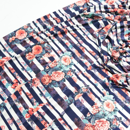 Blumenmotiv jersey - blumenmotiv,