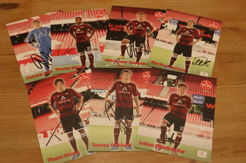 Autogrammkarten fc - 7, 1.