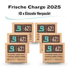 BOVEDA 62% RH – 8 g × 10 Packs Frische Charge 2025, Einzeln verpackt – Original