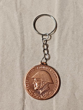Schlüsselanhänger DDR  NVA Reservist, Bronze Orginal