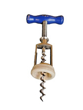 Old corkscrew vintage wooden - -,