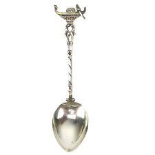Andenkenlöffel aus 800er Silber VENEDIG Gondel Gondoliere Venezia Souvenir Spoon
