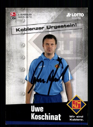Uwe koschniat autogrammkarte - uwe,
