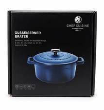 Gusseisen Bräter 24cm Chef