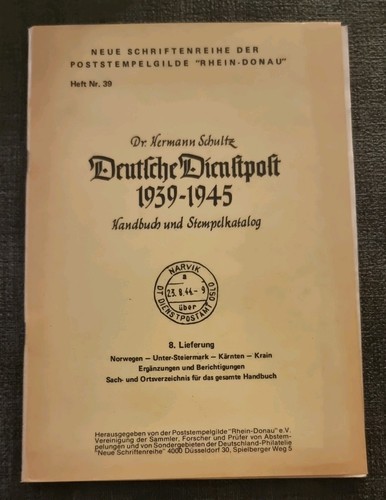 Deutsche dienstpost 1939 - 1939,