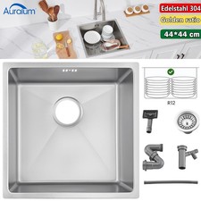 44x44cm Spülbecken Edelstahl