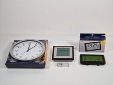 TFA Dostmann Konvolut 2x Wetterstation 1x Funkuhr Set Wanduhr Temperatur DEFEKT!