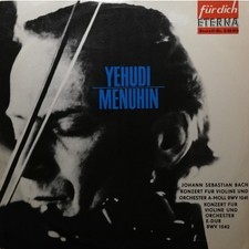 Yehudi Menuhin, Johann Sebastian Bach - Konze (Vinyl LP - 1966 - GDR - Original)