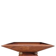 Metall Pflanzschale eckig - verschiedenen Größen - Gartendeko Rost Schale groß