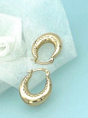 Creolen 750 gelbgold - ,
