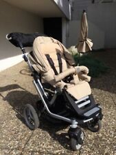 Kinderwagen Teutonia mit Babyschale Sonnenschirm Mückennetz Handwärmer NP 900€