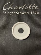 Original Charlotte Ehinger Schwarz Scheibe Keramik 24mm weiß 