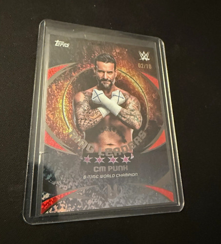Topps punk wwe raw - wwe,