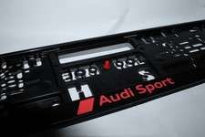 Audi Sport Kennzeichenhalter, schwarz