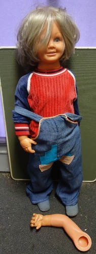 Alte große puppe - puppe, cm
