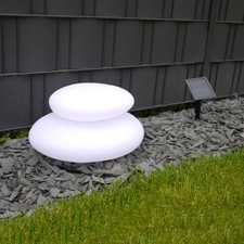 LED-Solar-Dekostein Duo