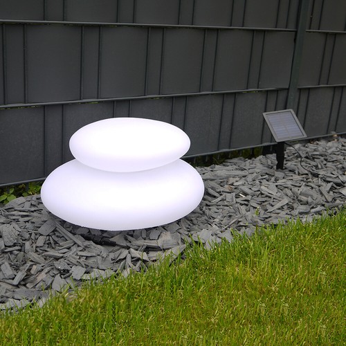 Led solar dekostein - led-solar-dekostein, duo