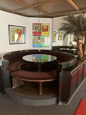 Sitzecke Rondell Rustikal Innenteil Tisch/Bank 360Grad drehbar Einzelstück