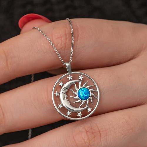 Opal 925 sterlingsilber - opal,