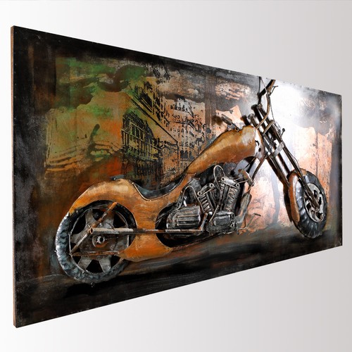 Wandbild bild metallbild - 3d,