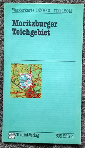 Ddr wanderkarte moritzburger - ddr,