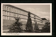 Donaueschingen, Partie am Lazarett, Ansichtskarte 