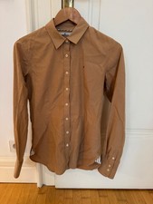 Tommy Hilfiger Langarmhemd | Gr. M / 8 | Braun