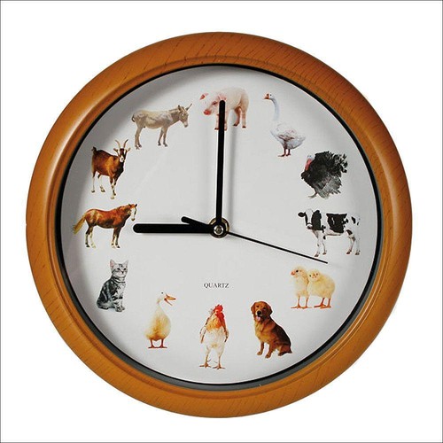 Wanduhr bauernhof mit - /,