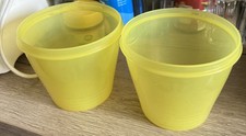 Tupperware 2 Flexi Bungee Schüssel 800ml , gelb Ohne Deckel