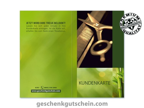 Kundenkarten für friseure - für,