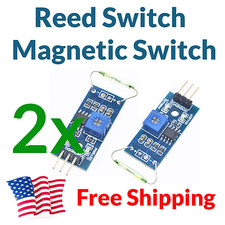 2pcs Magnetic Reed Switch