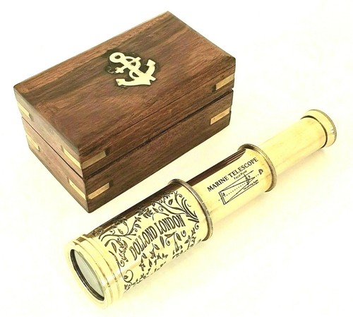 Messingteleskop antik vintage - messingteleskop,