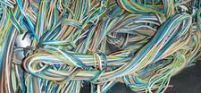 18,8 Kg  Kabelschrott nur Einadrige starre Kabel/   Kupfer / Millberry