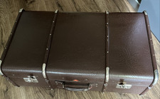 Alter Überseekoffer Fa. Lohmann Bielefeld unbenutzt 30iger Jahre braun