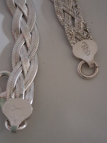 Echtes silber collier - echtes,