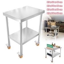 Edelstahltisch Aufkantung