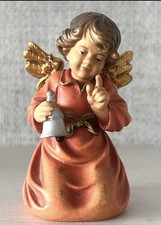 Engelfigur Handgeschnitzt- Holz Südtirol -handgemalt ,Weihnachten Dekoration