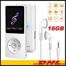 Bluetooth MP3 MP4 Player LCD Display HiFi Bass Musik Spieler FM Radio Audio 16GB