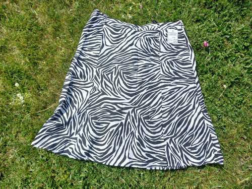Rock zebra muster schwarz - c&a,