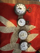 Konvolut 4 antike Taschenuhren